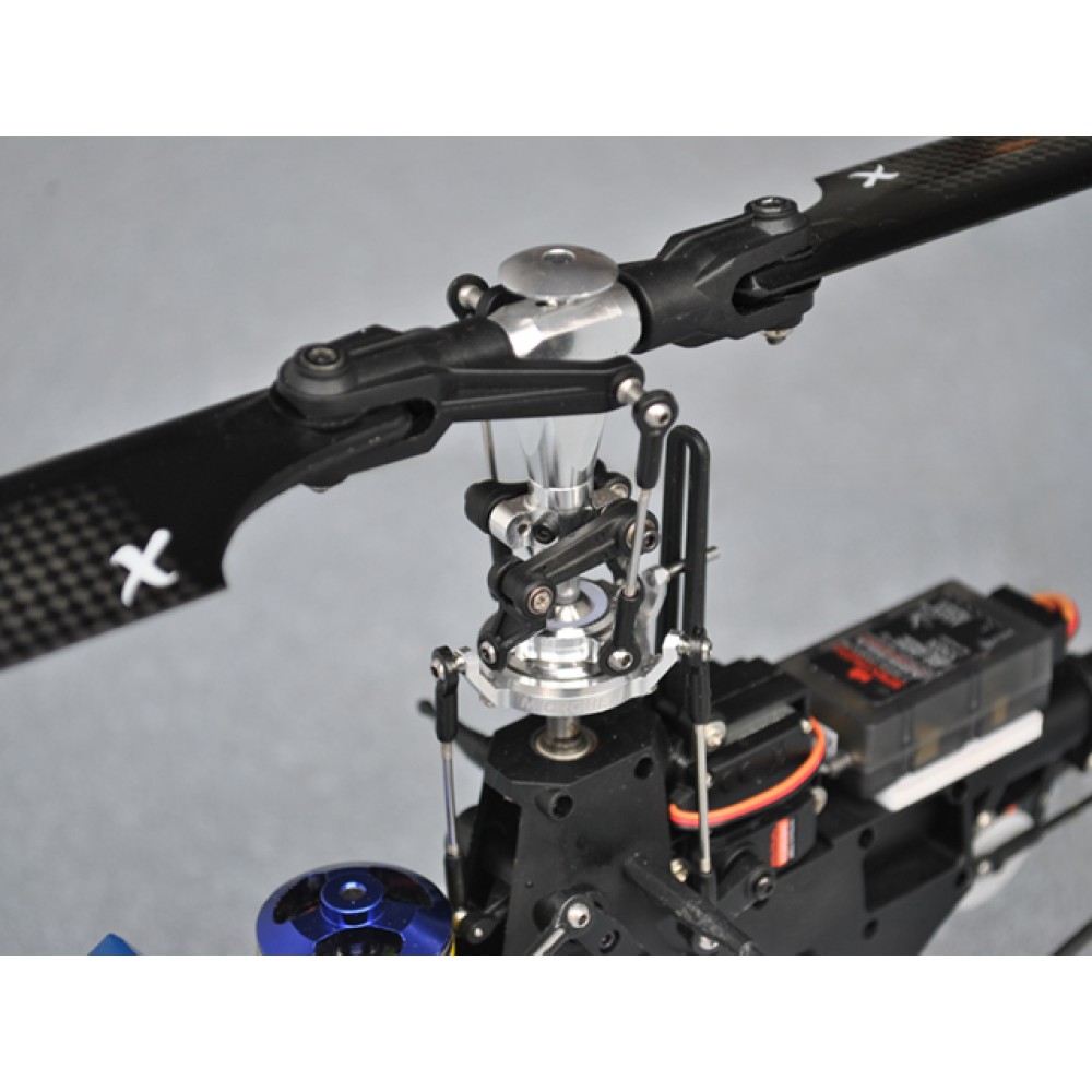 Microheli Precision CNC Aluminum X Swashplate (BLUE) - BLADE